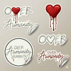 Over Humanity Sticker Pack — 5 Pack